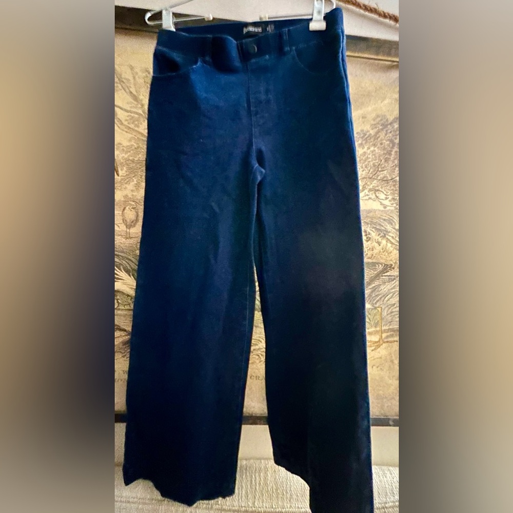 * NWOT Betabrand Wide Leg Jeans Dark Wash SZ Medium Petite *